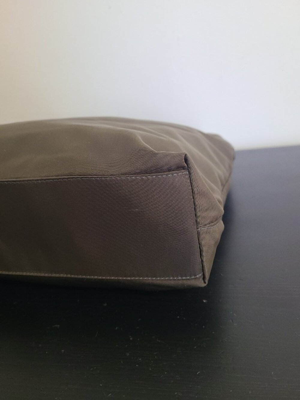 Prada Tessuto Nylon Double Handle Bag Dark Green - Picture 8 of 10